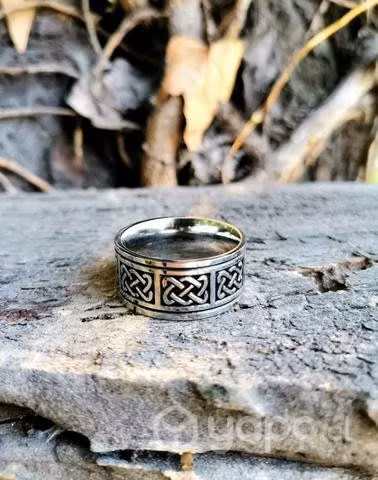 Anillo Estilo Celta Plateado - Imagen 4