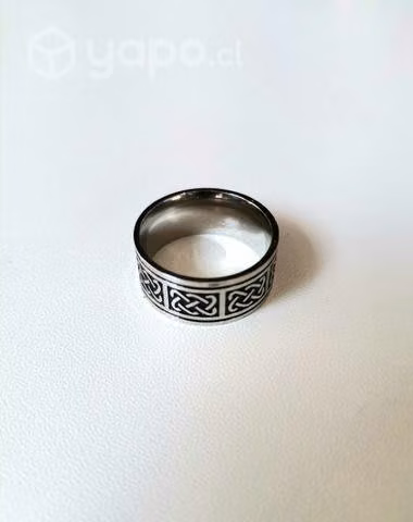 Anillo Estilo Celta Plateado - Imagen 2