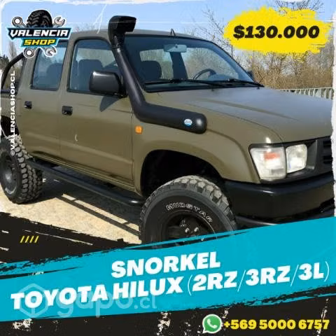 Snorkel toyota 4 runner surf/5gen, hilux, mitsubis