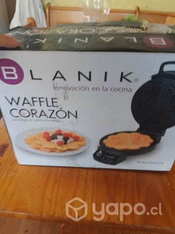 Waflera forma corazón