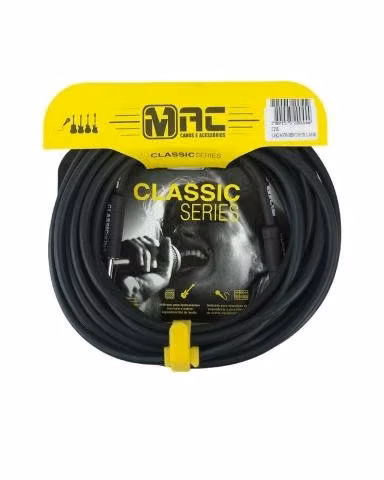Mac cable guitarra 6.10 mts. classic series - ic20
