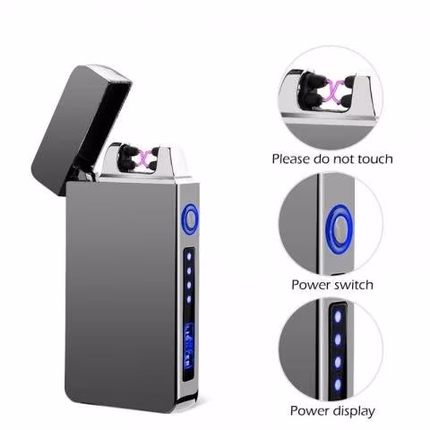 Encendedor Electrico Recargable USB Laser Lighter