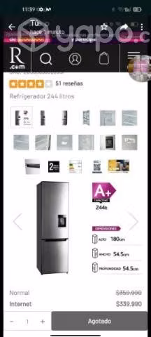 Refrigerador Libero impecable - Imagen 4