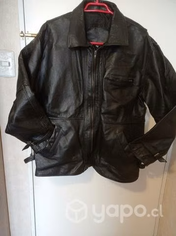 Chaqueta de cuero cuero