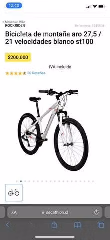 Bicicleta ROCKRIDER