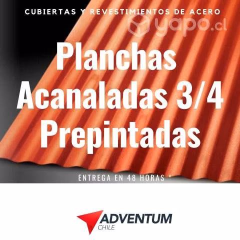 Plancha Acanalada Prepintada