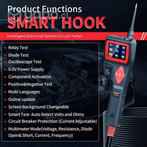 Punta lógica digital Jdiag P200 Smart Hook