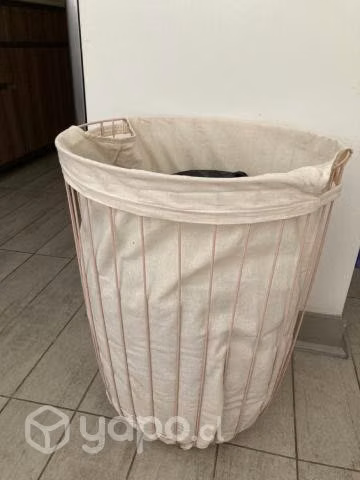 Canasto Ropa Metal con Forro Casa Ideas - Imagen 2