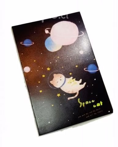 Libreta Gatito Espacial
