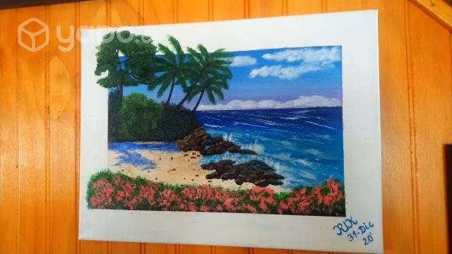 Hermosos Cuadros en acrílico sobre tela 40x30