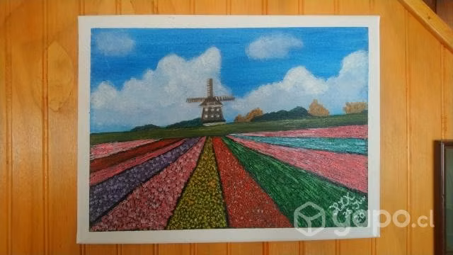 Hermosos Cuadros en acrílico sobre tela 40x30
