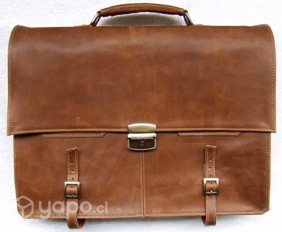 Maletin para abogado Cuero natural CoWBags