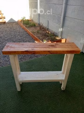 Mesa de arrimo madera - Imagen 2
