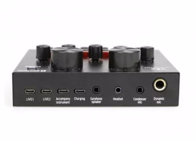 Tarjeta De Sonido V8 Transmisión En Vivo + Micrófo