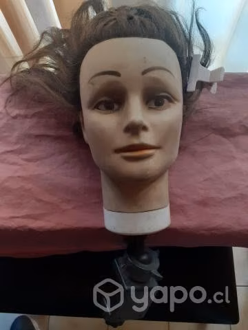 Cabeza para practica Peluqueria - Imagen 2