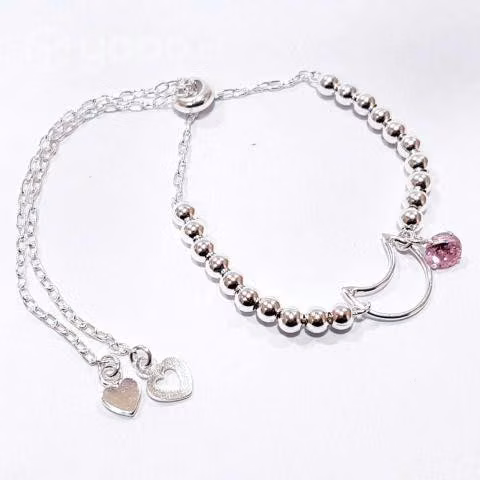 Pulseras ajustable plata italiana 925 - Imagen 4