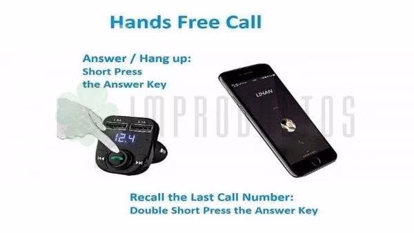 Receptor Bluetooth Autos Transmisor Fm Mp3