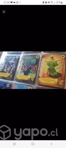 lote de cartas mitos y leyendas