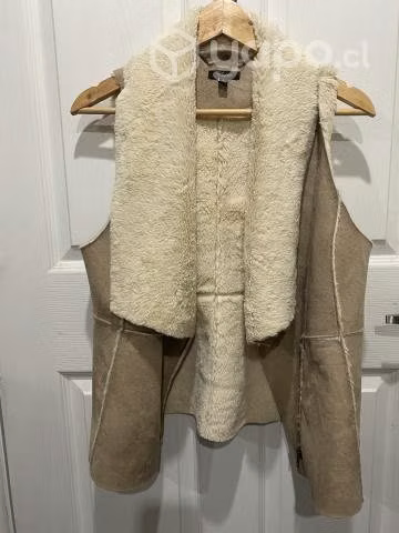 Chaqueta sin mangas de gamuza talla M - Imagen 3