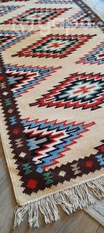 Alfombra Kilim 100%Lana Impecable