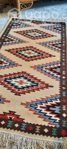 Alfombra Kilim 100%Lana Impecable