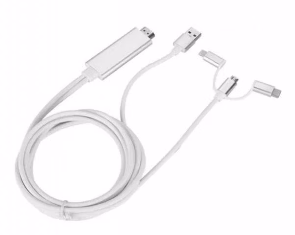 Cable USB micro USB USB-C Lightning a Hdmi Cable H