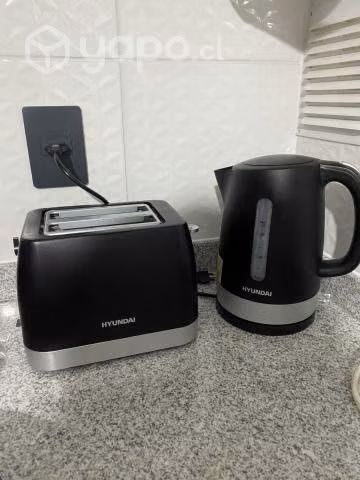 Pack tostador y hervidor hyundai dos días de uso