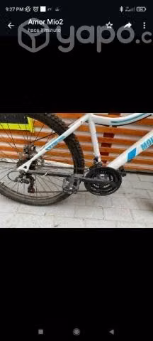 bicicleta casi nueva