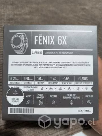Fenix 6x sapphire - Imagen 3