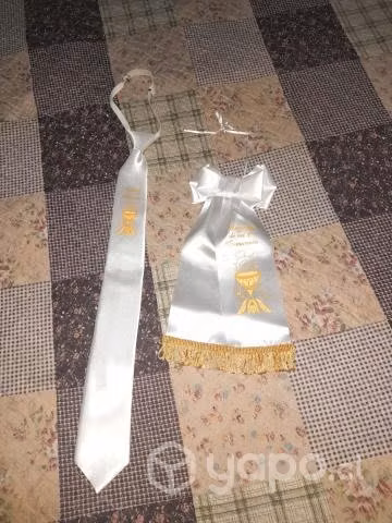 Corbata y brazalete 1ra comunión