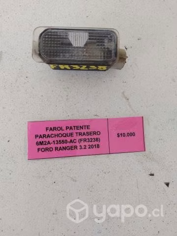 Farol Patente Parachoque Trasero 6M2A-13550-AC (FR