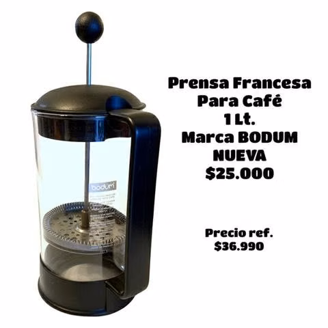 Prensa francesa para café BODUM 1 lt