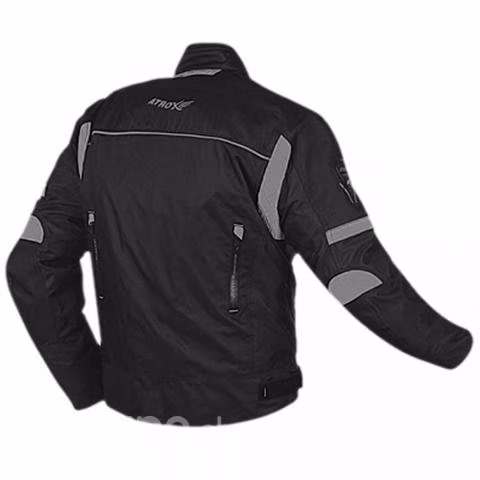 Chaqueta Moto Hombre Atrox 2129 Negra Gris - Imagen 2