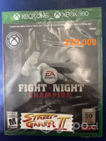 Fight night xbox one 360 nuevo sellado