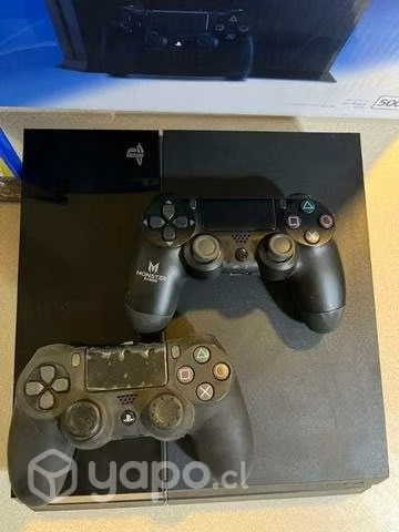 Ps4 500Gb + 2 controles + juego+ base vertical