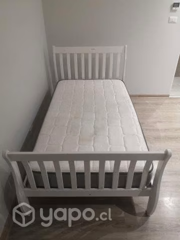 Cama 1,5P estructura de madera