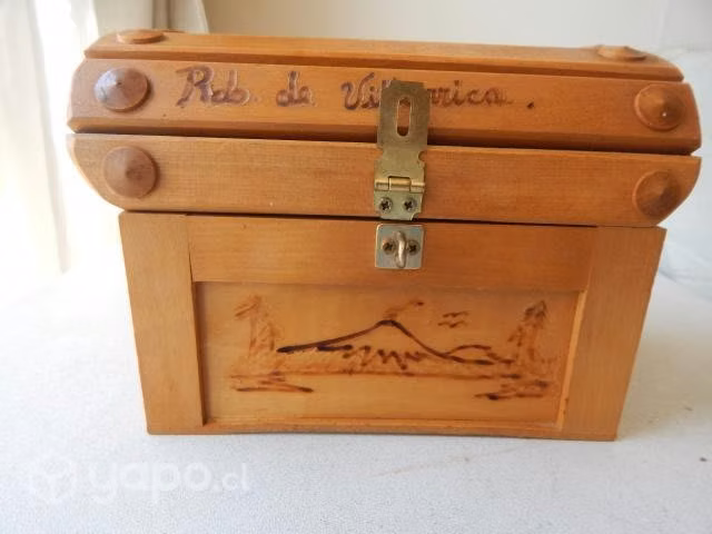 Baul-cofre Villarrica madera , nuevo