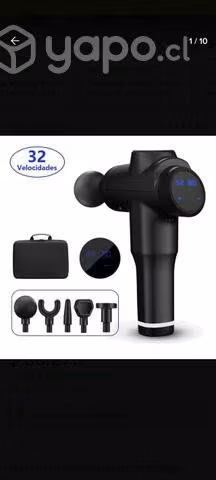 Pistola Masajeadora de músculos con pantalla LED