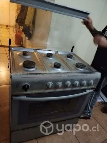 Cocina de 6 platos funcionando