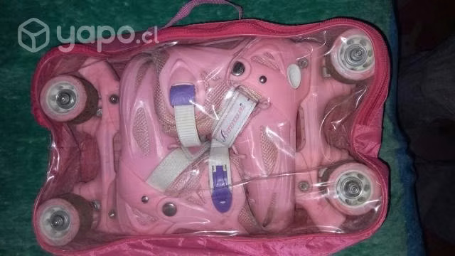 Patines Rosadas 31 a 34 (ajustable)