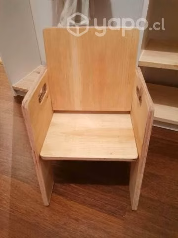Silla de madera para niños Montessori - Imagen 2