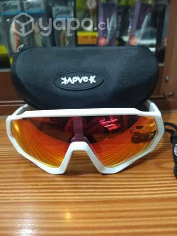 Gafas polarizadas blancas mujer ciclismo