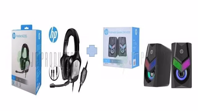 Parlante Gamer Multimedia Hp Dhe-6000+Audífonos HP