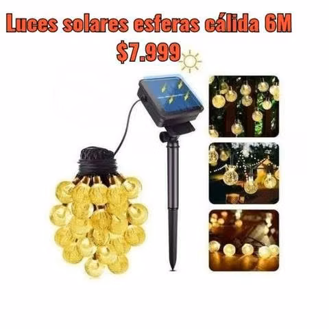 Luces solares guirnalda varios modelos