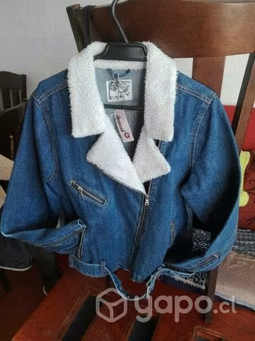 Chaqueta mesclilla nueva talla L
