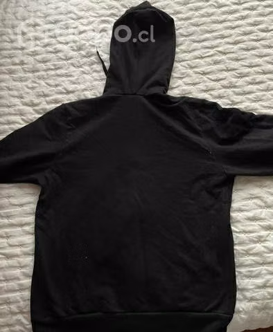Poleron negro cierre Skeleton glitter Talla L - Imagen 2