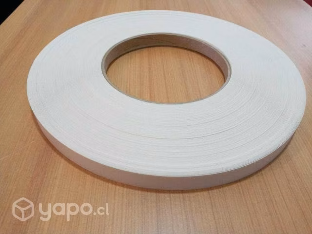 Tapacanto melaminico blanco 21mm encolado