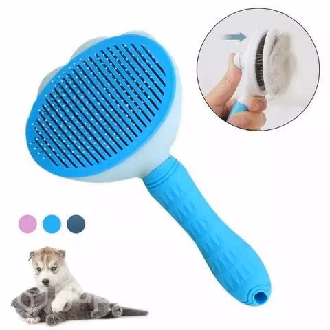 Cepillo para mascotas, perro, gato, auto limpiable