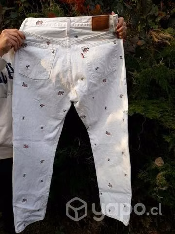 Jeans Levis blanco