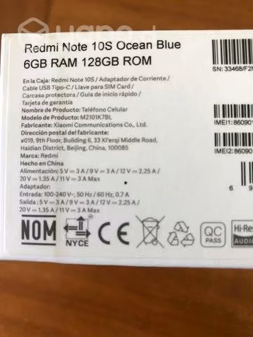 Redmi Note 10S Ocean Blue - Imagen 4